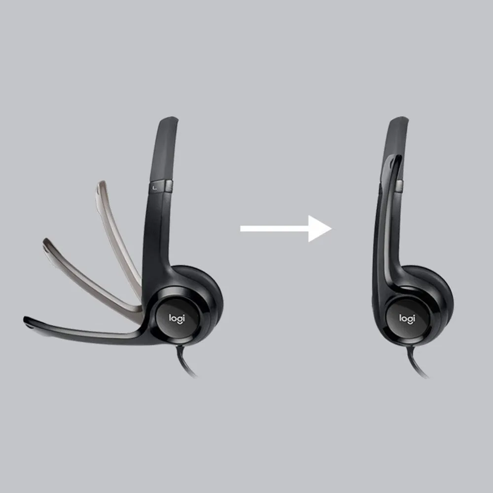 Наушники Logitech H390, Чёрный