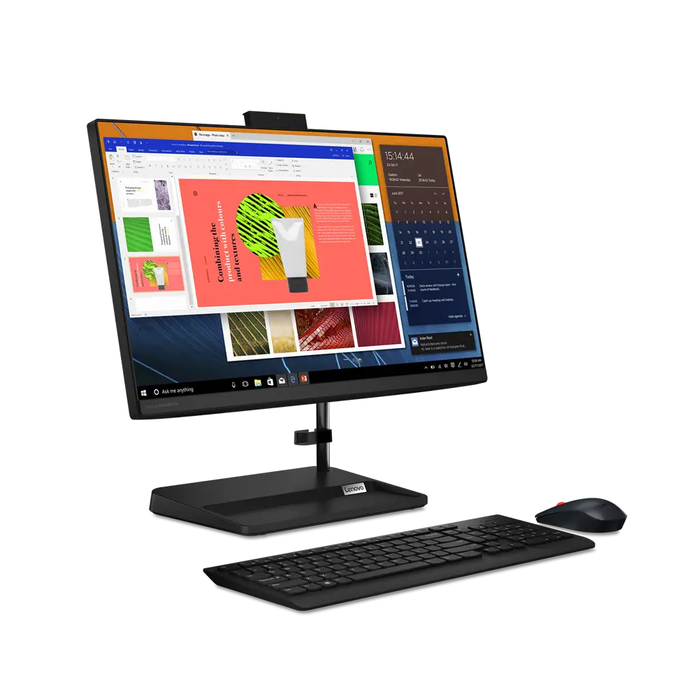 Computer All-in-One Lenovo IdeaCentre 3 24ITL6, 23,8", Intel Core i3-1115G4, 8GB/256GB, Fără SO, Negru