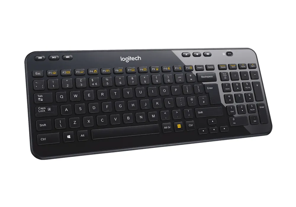 Клавиатура Logitech K360, Беспроводное, Чёрный