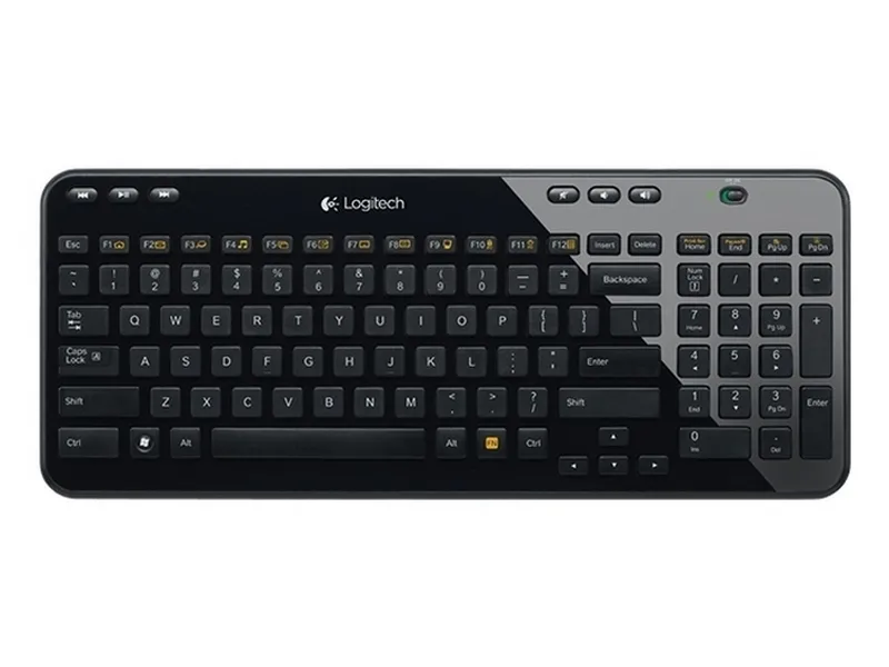 Клавиатура Logitech K360, Беспроводное, Чёрный