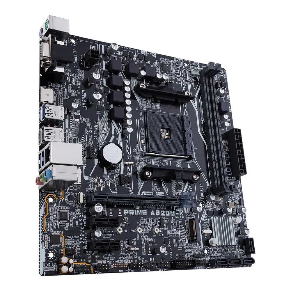 Placă de bază ASUS PRIME A320M-K, AM4, AMD A320, Micro-ATX