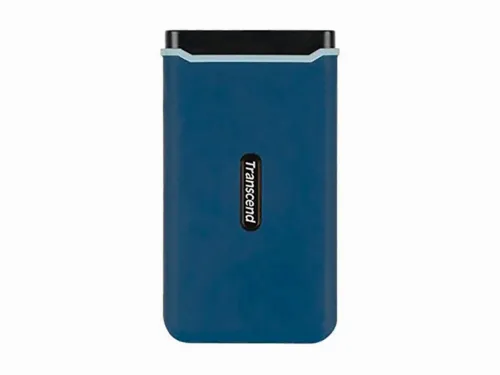 SSD portabil extern Transcend ESD370C, 1 TB, Albastru Marin (TS1TESD370C)