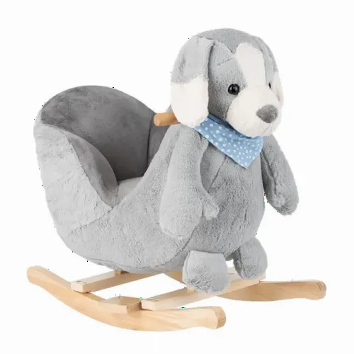 Scaun balansoar pentru copii Kikka Boo Puppy, Gri