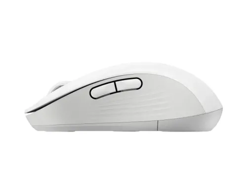 Wireless Mouse Logitech M650 L Signature, Optical, 400-4000 dpi, 5 buttons, 1xAA, 2.4GHz/BT, White