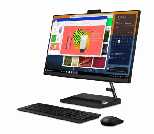 Computer All-in-One Lenovo IdeaCentre 3 24ITL6, 23,8", Intel Core i3-1115G4, 8GB/256GB, Fără SO, Negru