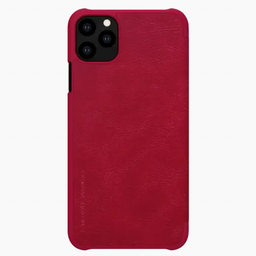 Husă tip carte Nillkin iPhone 11 Pro Max - Qin, Roșu