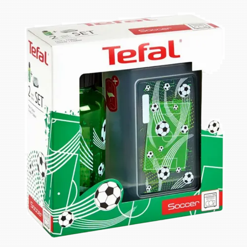 Set pentru prânz pentru copii Tefal Soccer, Verde