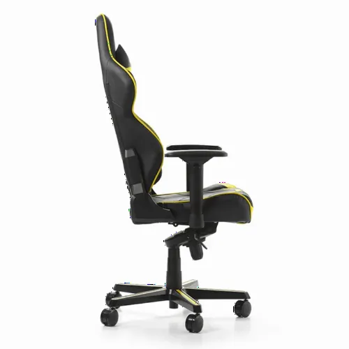 Игровое кресло DXRacer Racing Pro, Искусственная кожа, Чёрный/Жёлтый