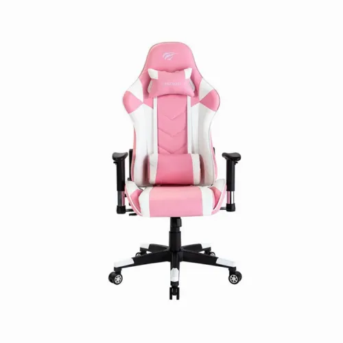 Scaun Gaming Havit GC932, PVC Piele, Roz