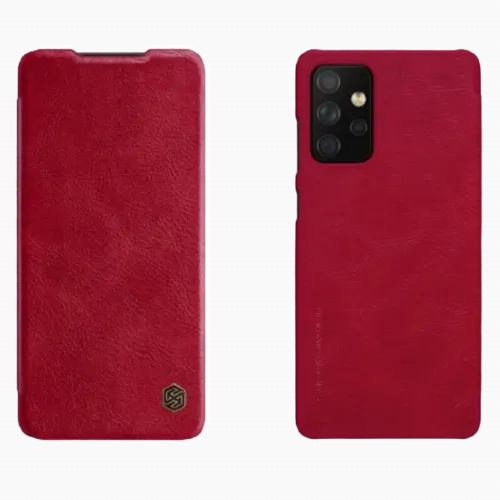 Чехол книжка Nillkin Galaxy A72 - Qin LC, Красный
