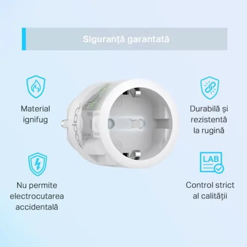 Priză inteligentă TP-LINK Tapo P115, Alb