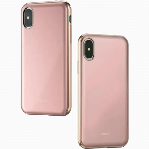 Husă Moshi iGlaze - iPhone XS/X, Roz