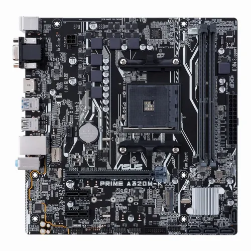 Placă de bază ASUS PRIME A320M-K, AM4, AMD A320, Micro-ATX