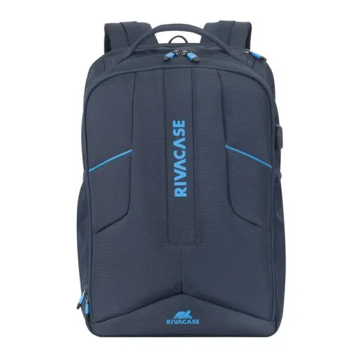 Rucsac de călătorie RivaCase Borneo, 17.3", Poliester, Albastru închis