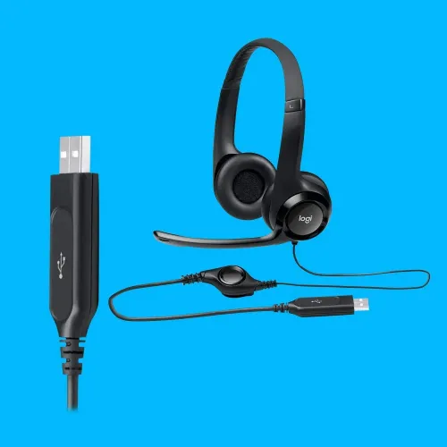 Наушники Logitech H390, Чёрный