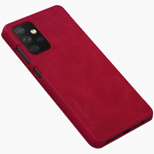 Чехол книжка Nillkin Galaxy A72 - Qin LC, Красный