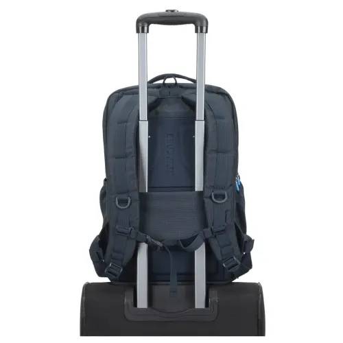 Rucsac de călătorie RivaCase Borneo, 17.3", Poliester, Albastru închis