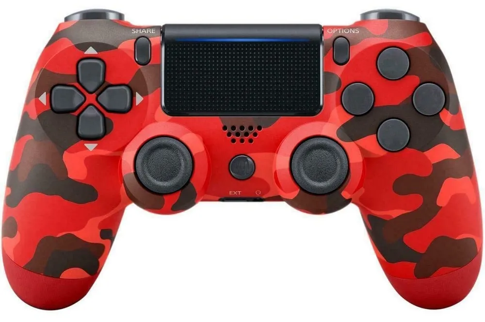 Controller wireless SONY PS DualShock 4 V2 Red Camouflage