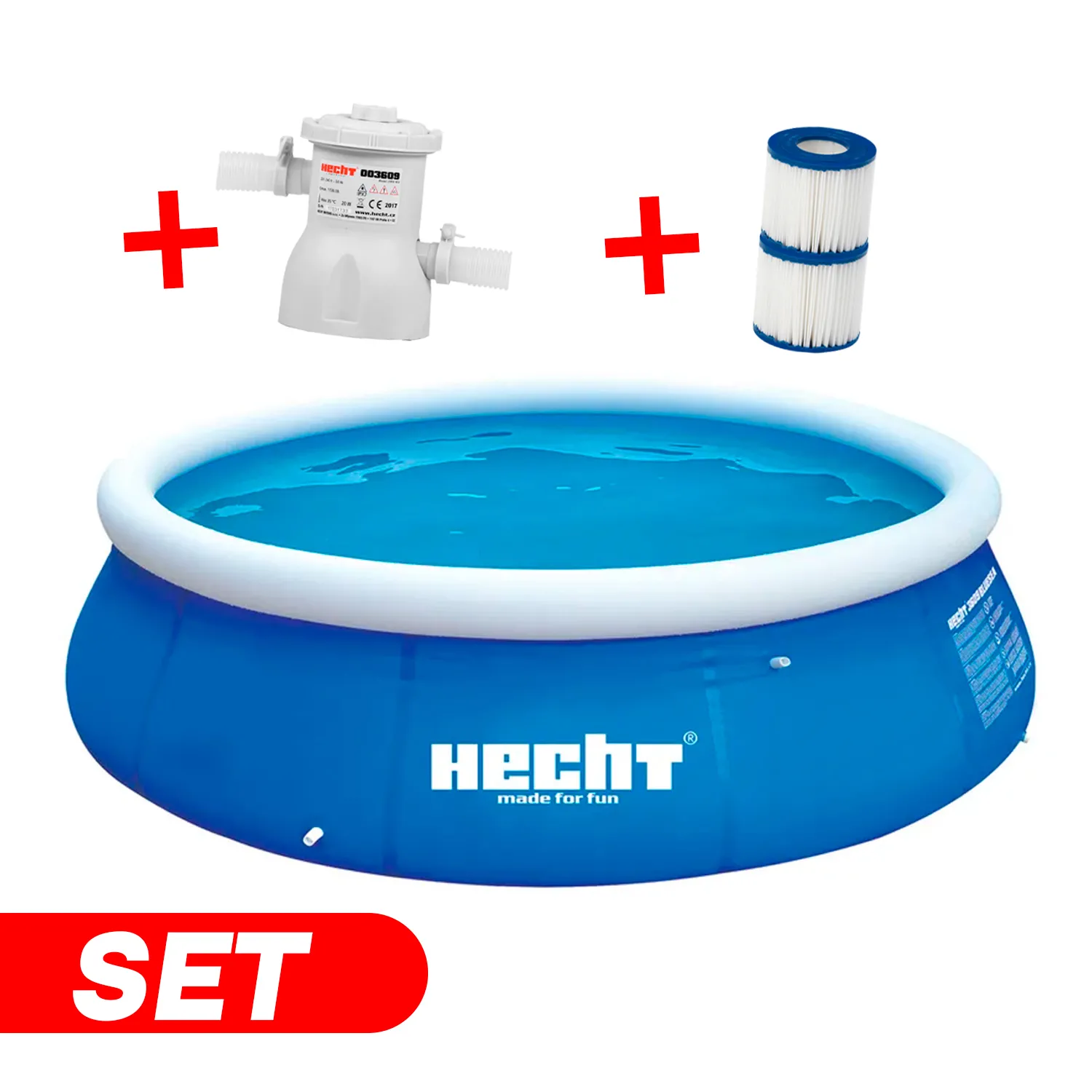 SET Piscina HECHT3276+pompa+filtre