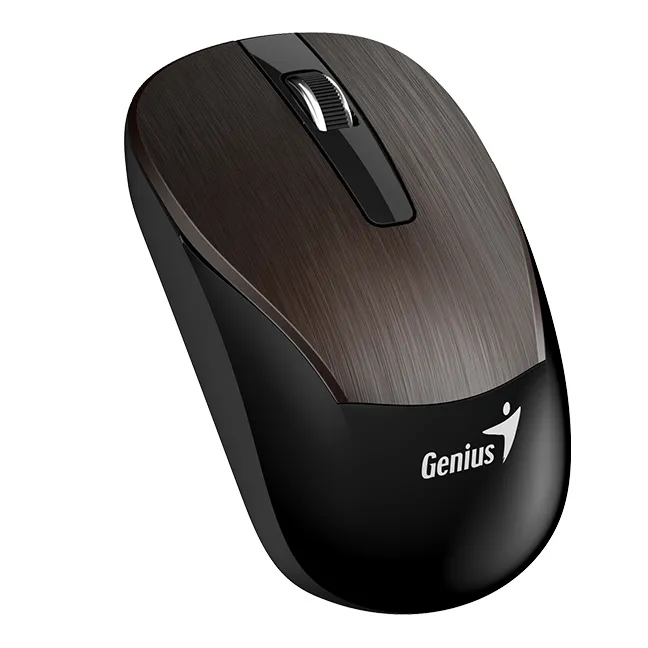 Mouse Wireless Genius ECO-8015, Ciocolată