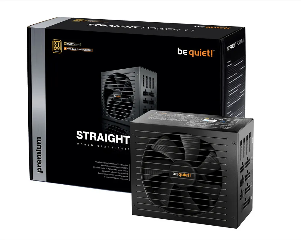 Блок питания для компьютеров be quiet! STRAIGHT POWER 11, 1000Вт, ATX, Полностью модульный