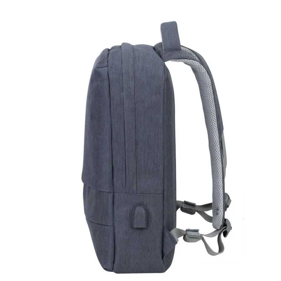 Рюкзак для ноутбука RivaCase Prater, 15.6", Полиэстер, Тёмно-серый
