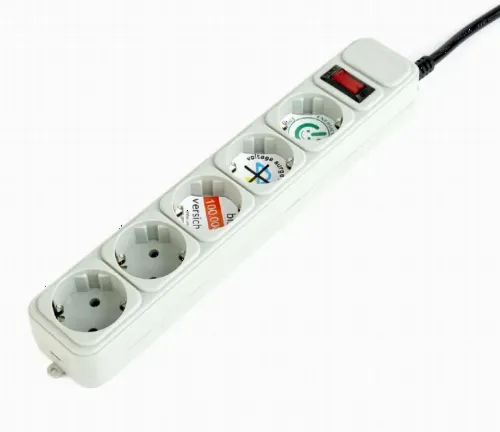 Сетевой фильтр Gembird GMB SPG3-B-10C, 5 Розеток, 3 м, Белый