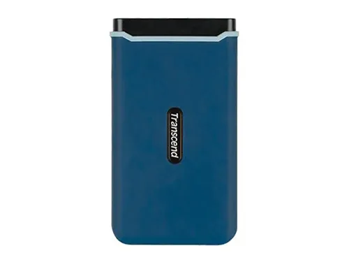 .500GB  Transcend Portable SSD ESD370C Navy Blue, USB-C 3.1 (96x54x12mm, 87g,R/W:1050/950MB/s) 