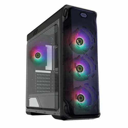 Carcasă PC Gamemax StarLight FRGB, Midi-Tower, ATX, Negru