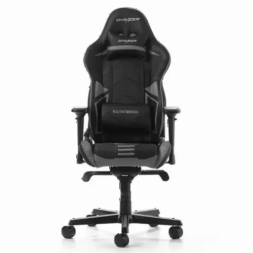 Игровое кресло DXRacer Racing Pro, Искусственная кожа, Черный/Серый