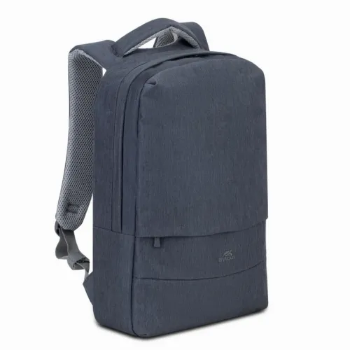 Rucsac pentru Laptop RivaCase Prater, 15.6", Poliester, Gri închis