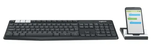 Tastatură Logitech K375s, Fără fir, Grafit
