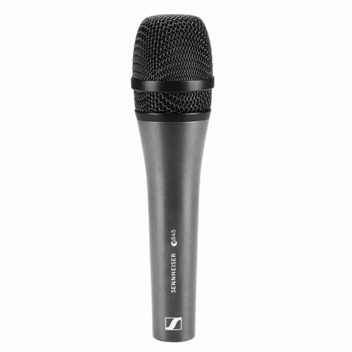 Караоке микрофон Sennheiser E 845-S, Проводной аналоговый, Серый