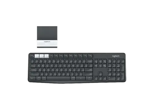 Tastatură Logitech K375s, Fără fir, Grafit