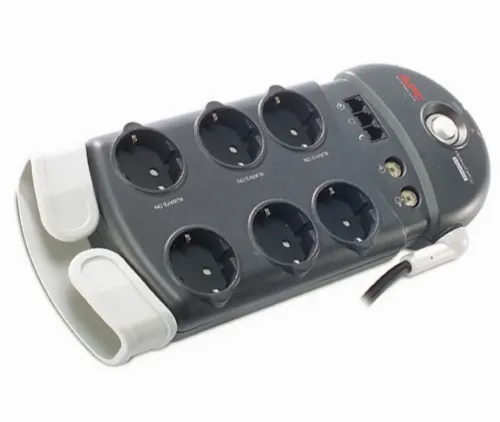 Сетевой фильтр APC SurgeArrest PH6VT3-RS, 6 Розеток, 2,4м, Серый