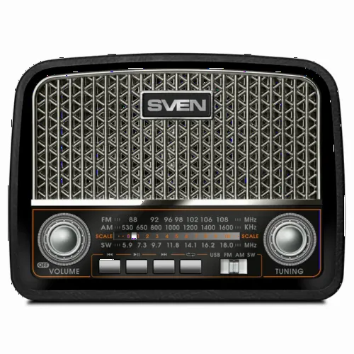 Портативное радио SVEN SRP-555, Чёрный