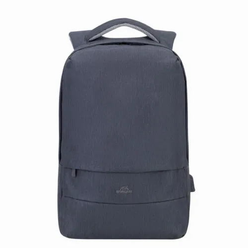 Rucsac pentru Laptop RivaCase Prater, 15.6", Poliester, Gri închis