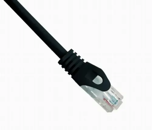 Patch cord Cablexpert PP6U-0.25M/BK, Cat6 UTP, 0,25m, Negru