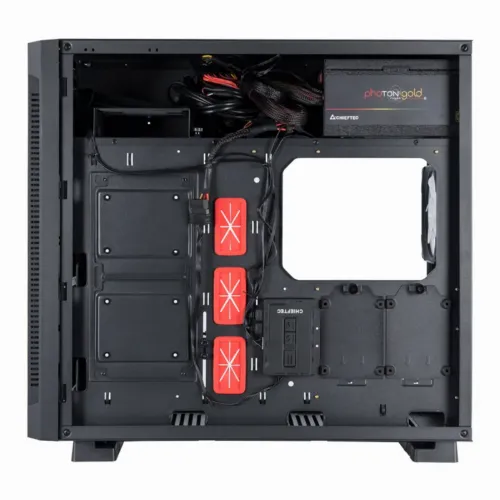 Компьютерный корпус Chieftec GR-01B-OP, Midi-Tower, ATX, Чёрный