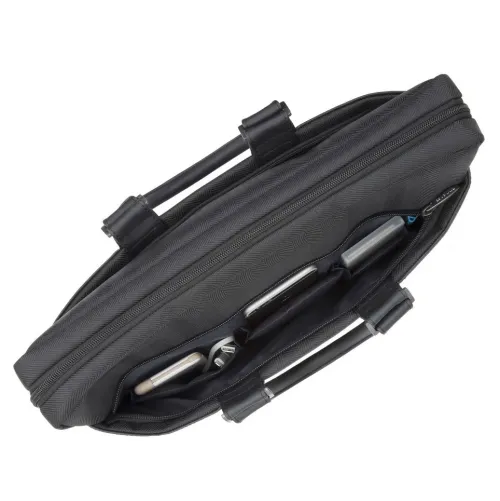 Geantă pentru Laptop RivaCase Narita, 15.6", Polyester, Negru