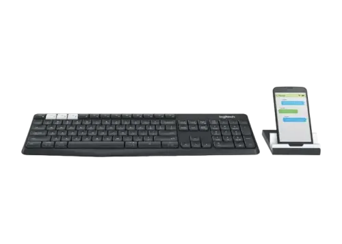 Tastatură Logitech K375s, Fără fir, Grafit