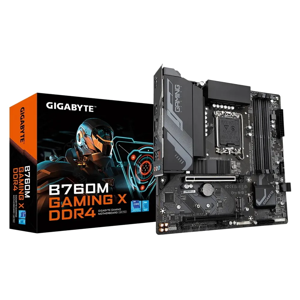 Placă de bază Gigabyte B760M GAMING X DDR4, LGA1700, Intel B760, Micro-ATX
