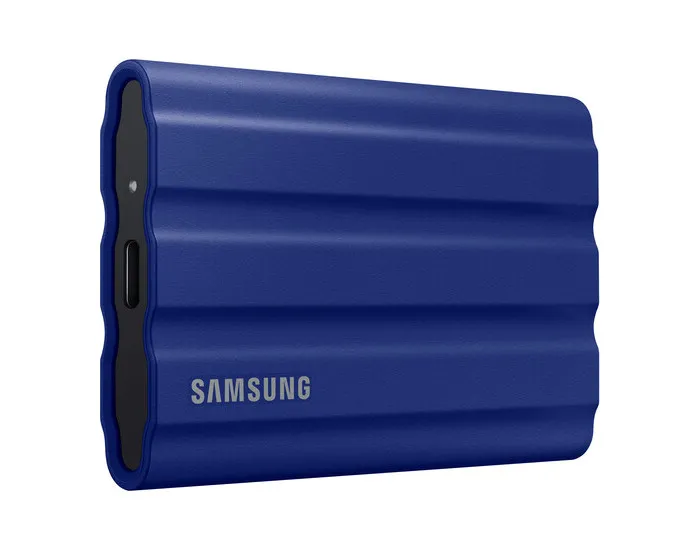 1.0TB Samsung Portable SSD T7 Shield Blue, USB-C 3.1 (88x59x13mm, 98g, R/W:1050/1000MB/s, IP65)