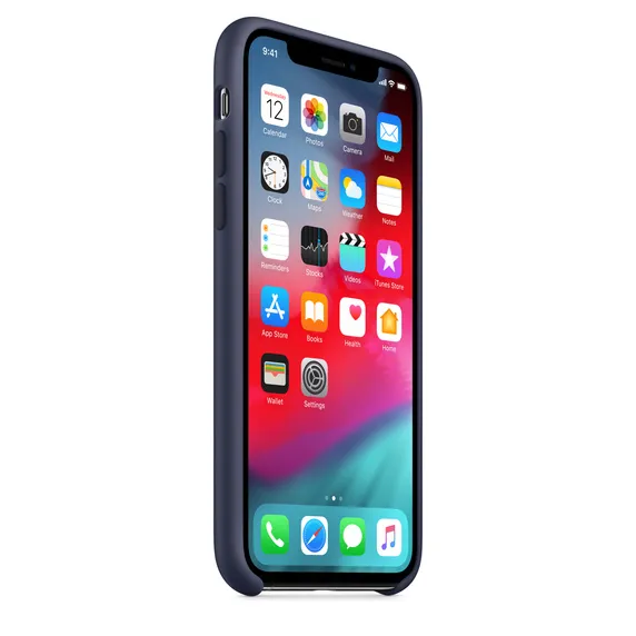 Чехол Apple iPhone XS Case, Темно-синий