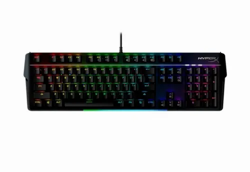 Gaming Keyboard HyperX Alloy MKW100, Mechanical, Aluminum Frame, Wrist rest, Red SW, RGB, USB