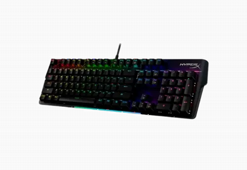 Gaming Keyboard HyperX Alloy MKW100, Mechanical, Aluminum Frame, Wrist rest, Red SW, RGB, USB