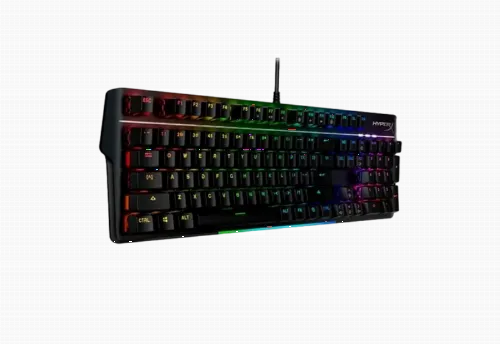 Gaming Keyboard HyperX Alloy MKW100, Mechanical, Aluminum Frame, Wrist rest, Red SW, RGB, USB