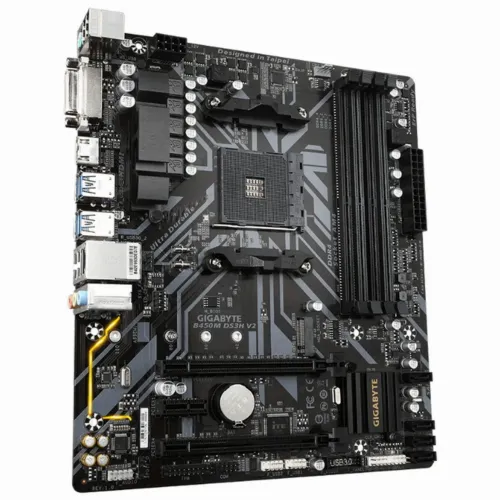 Placă de bază Gigabyte B450M DS3H V2 1.0, AM4, AMD B450, Micro-ATX