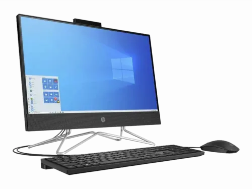 Computer All-in-One HP 22-df1055ur, 21,5", Intel Core i3-1125G4, 8GB/256GB, FreeDOS, Negru