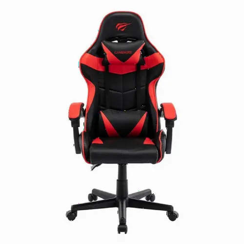 Scaun Gaming Havit GC933, PVC Piele, Negru Roșu